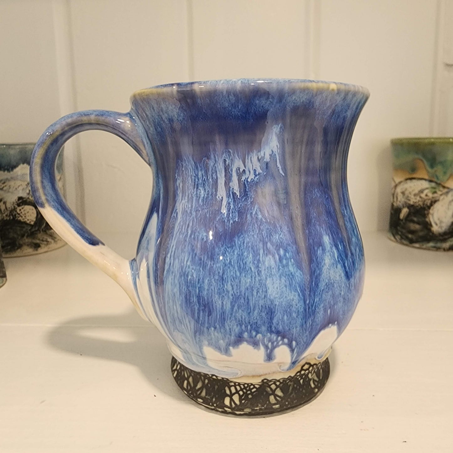 Mandala Mugs: Made by Alex Shaffer, Locally made in Roberts Creek, Handmade