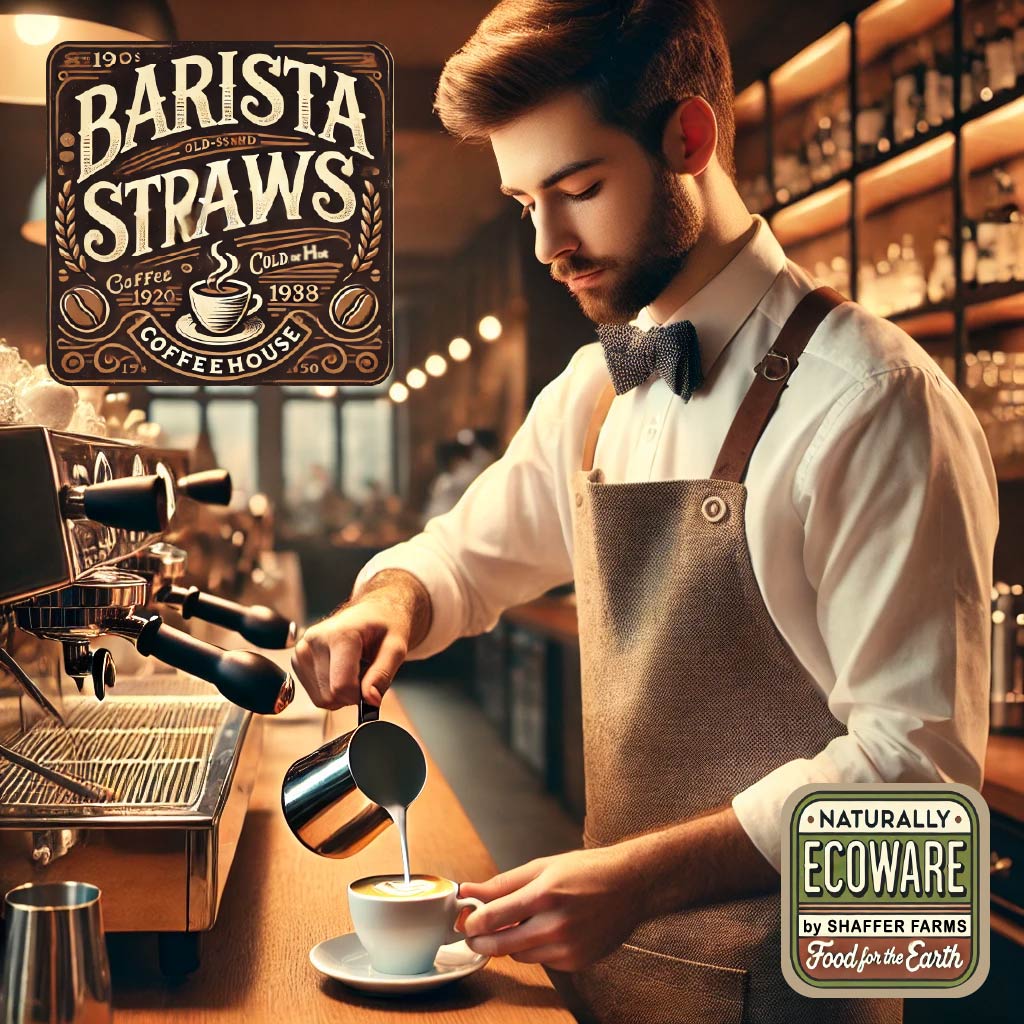 Italian Barista Straws & Stirs.